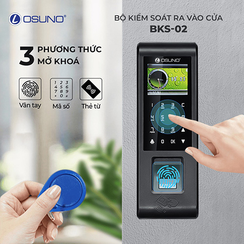 bộ kiểm soát ra vào cửa BKS-02