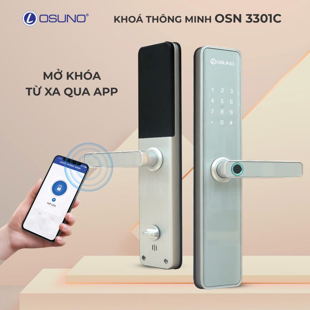 Khóa mở từ xa qua app Tuya